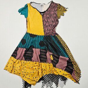 Disney Nightmare Before Christmas Sally Costume Dress Girls L